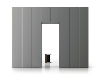 METAL - Sectional wooden wardrobe by Santalucia Mobili - view 2